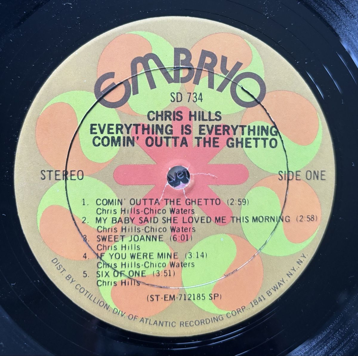 Vinyles: Chris Hills/Everything Is Everything - Comin’ Outta LP EX/VG – D'occasion à Neuchâtel par Deivid2 4