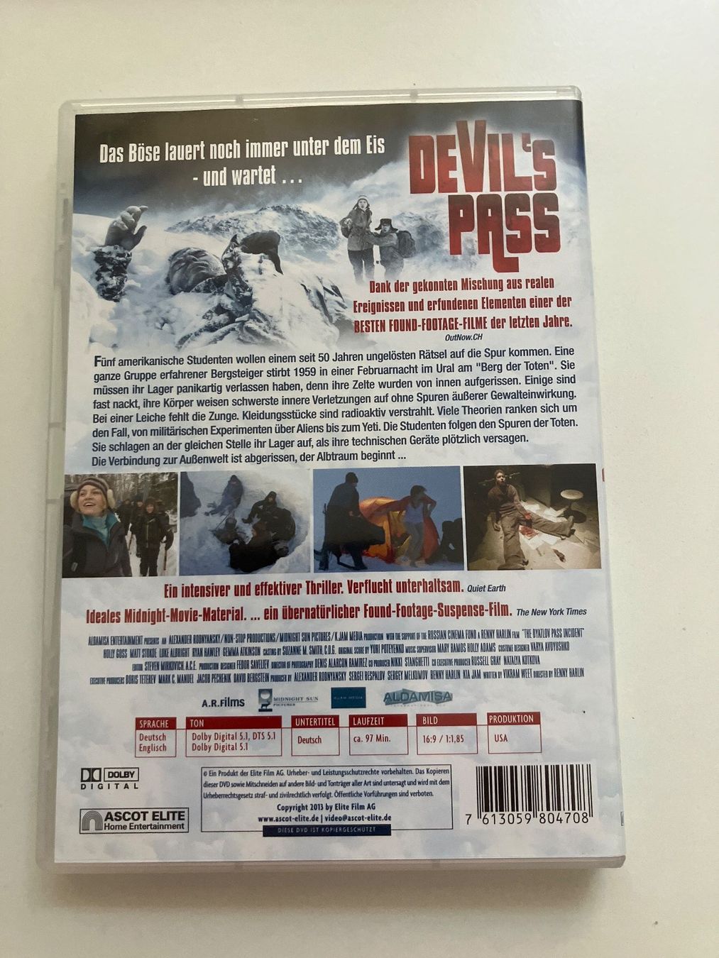 Alle DVDs: Devil's Pass (DVD) Atkinson, Gemma, Stokoe, Matt – Gebraucht aus Arbon von HelFer01 1