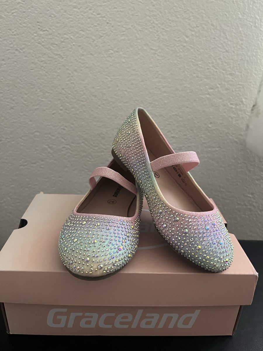 Graceland Scarpe per ragazzi: Neu Schue mit Glitzer, 26 – Nuovo (secondo la descrizione) da Bolligen venduto da Mariola001 1