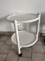 Tablett Wagen in weiss 