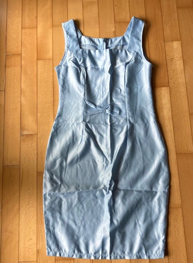 Vestiti: Etui- Cocktail- Hochzeit Kleid Hellblau Grösse S – Nuovo (secondo la descrizione) da Stäfa venduto da ummroxana 2