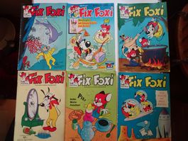 Fix und Foxi Comics Konvolut 12 alte  Hefte guter Zustand