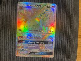 Pokemon Incineroar GX Rainbow Guardians Rising near Mint