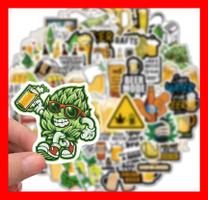 Bier Alkohol Bierkrug Bierflasche trinken 50 tlg Stickerset
