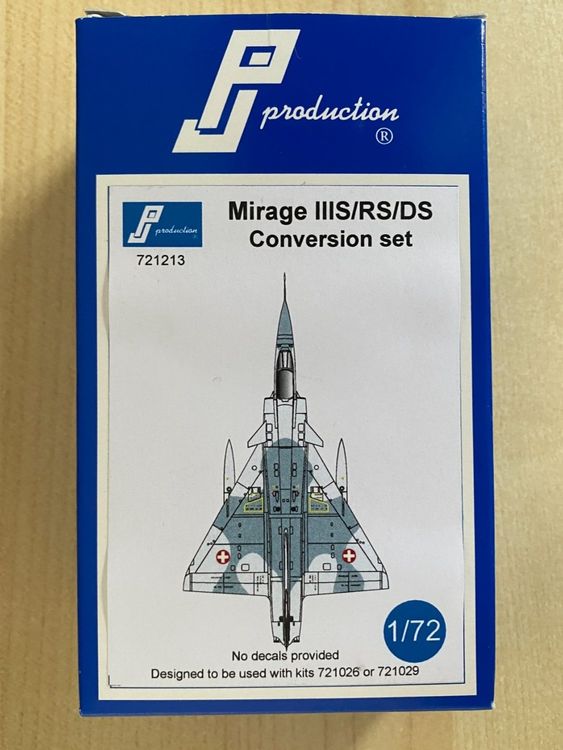 1:72 Conversion - CH Mirage IIIS/RS/DS von PJ Production (Neu und ...