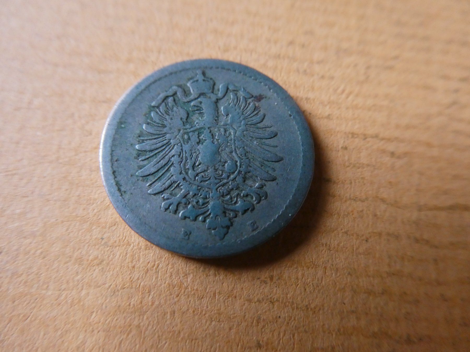 Alle Münzen: Dt. Reich 1888 E, 5 Pfennig – Gebraucht aus Hinterforst von Rohusri 1