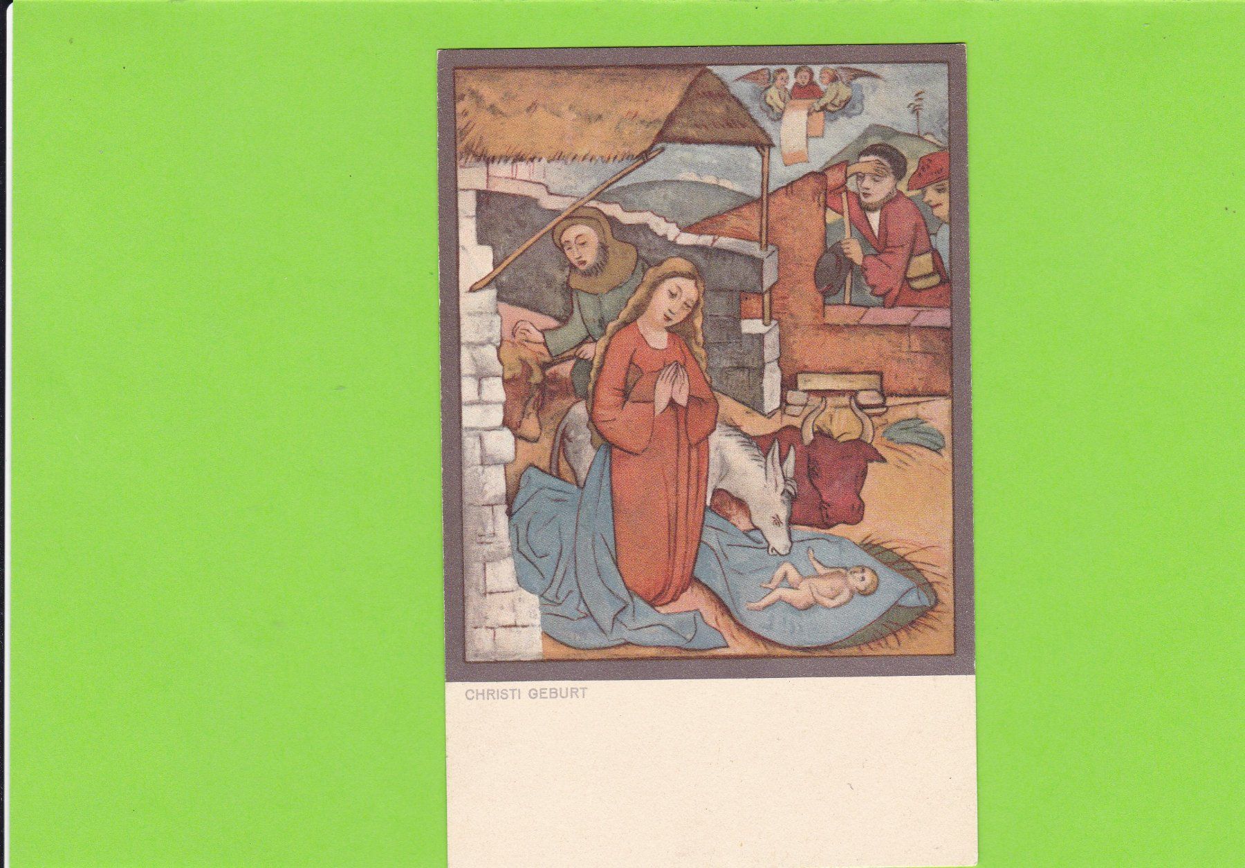 Cartoline postali: Christi Geburt – Usato da St. Peterzell venduto da neckertal