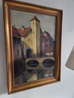 Wertvolles Bild "le pont d'Annecy" von Hess