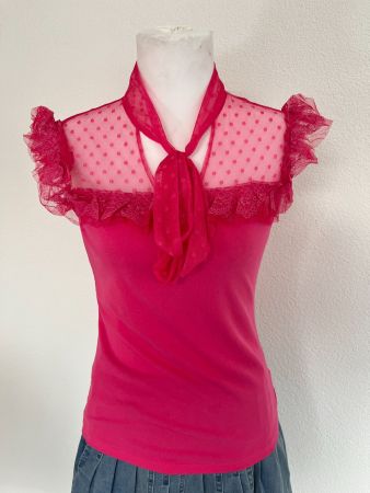 Bezaubernde Bluse, Baumwolle, Grösse S-M, Neu! NP 59.-