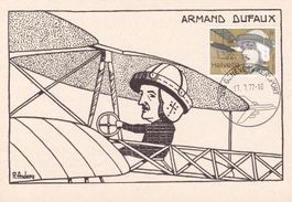 1977, Flugpioniere, kompl. Serie auf 4 s/w MK's