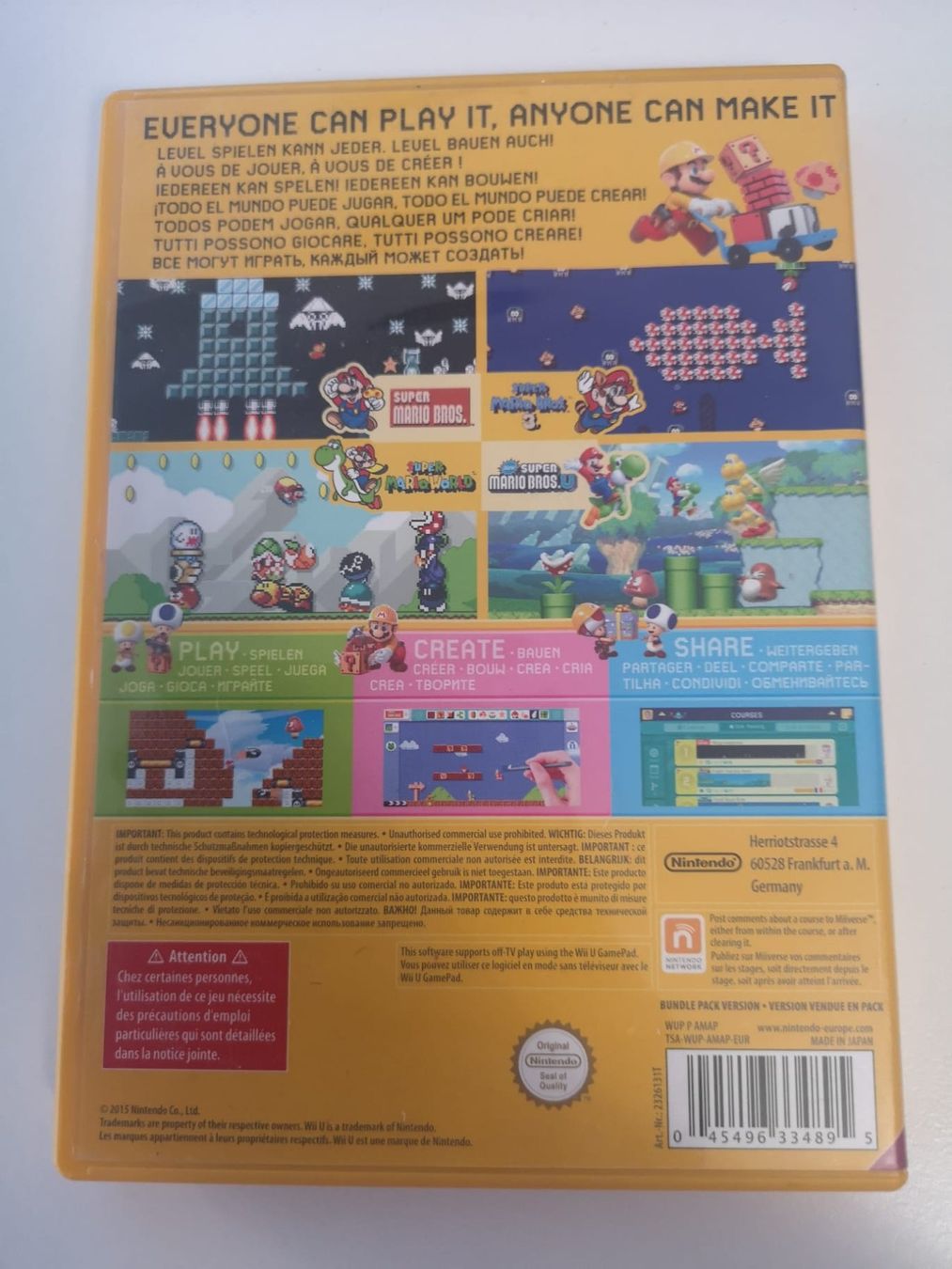 Nintendo Giochi: Super Mario Maker (Wii U) – Usato da Herisau venduto da Seyashop1 2