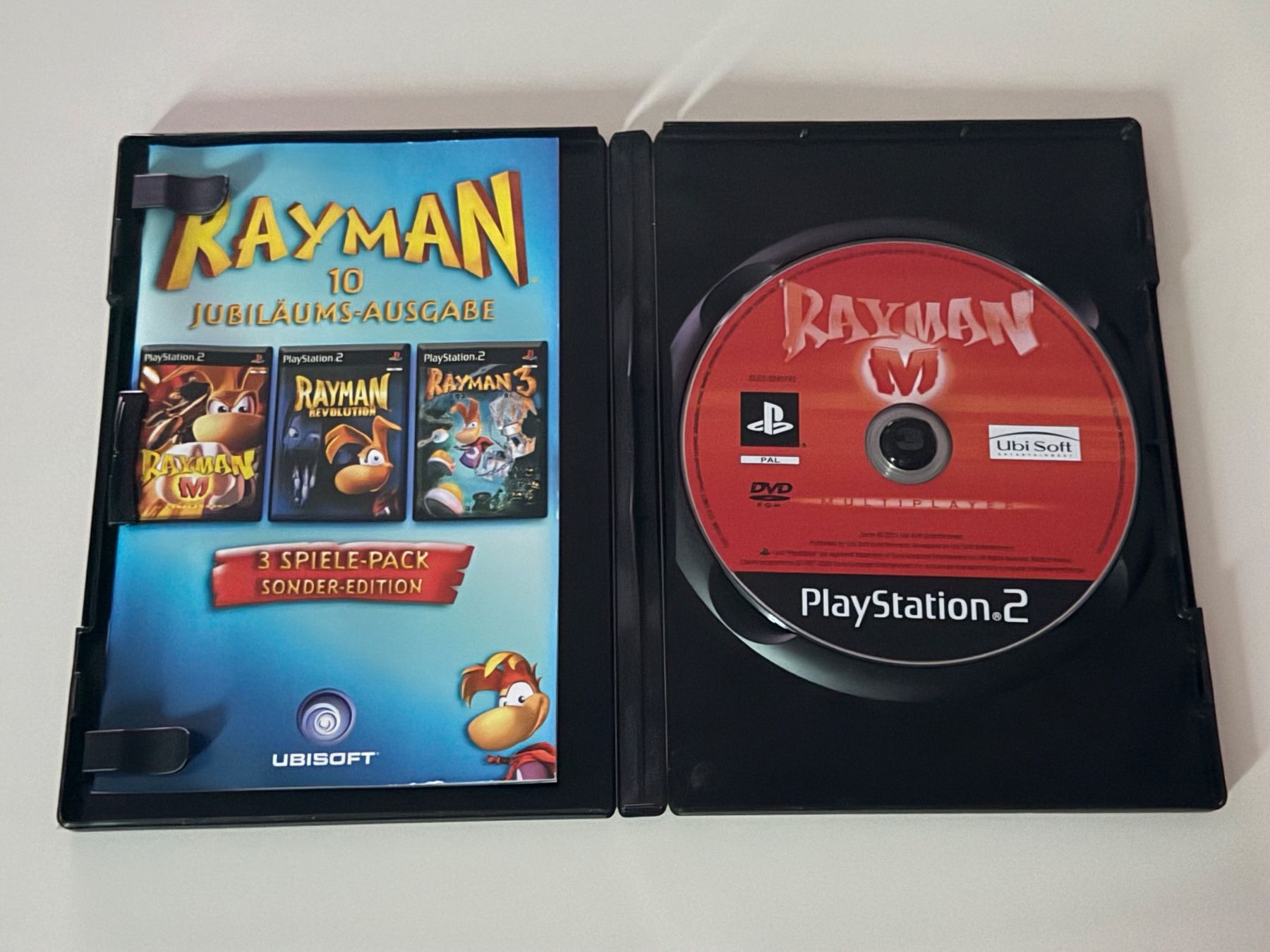 Sony Giochi: Rayman 10 Jubiläums-Ausgabe PS2 - 3 Spiele Pack – Usato da Altstätten SG venduto da sheamus 2