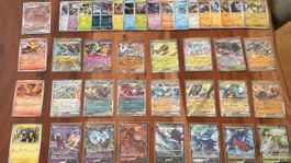 Auflösung seltene Pokemonsammlung (+1800 Stk.)