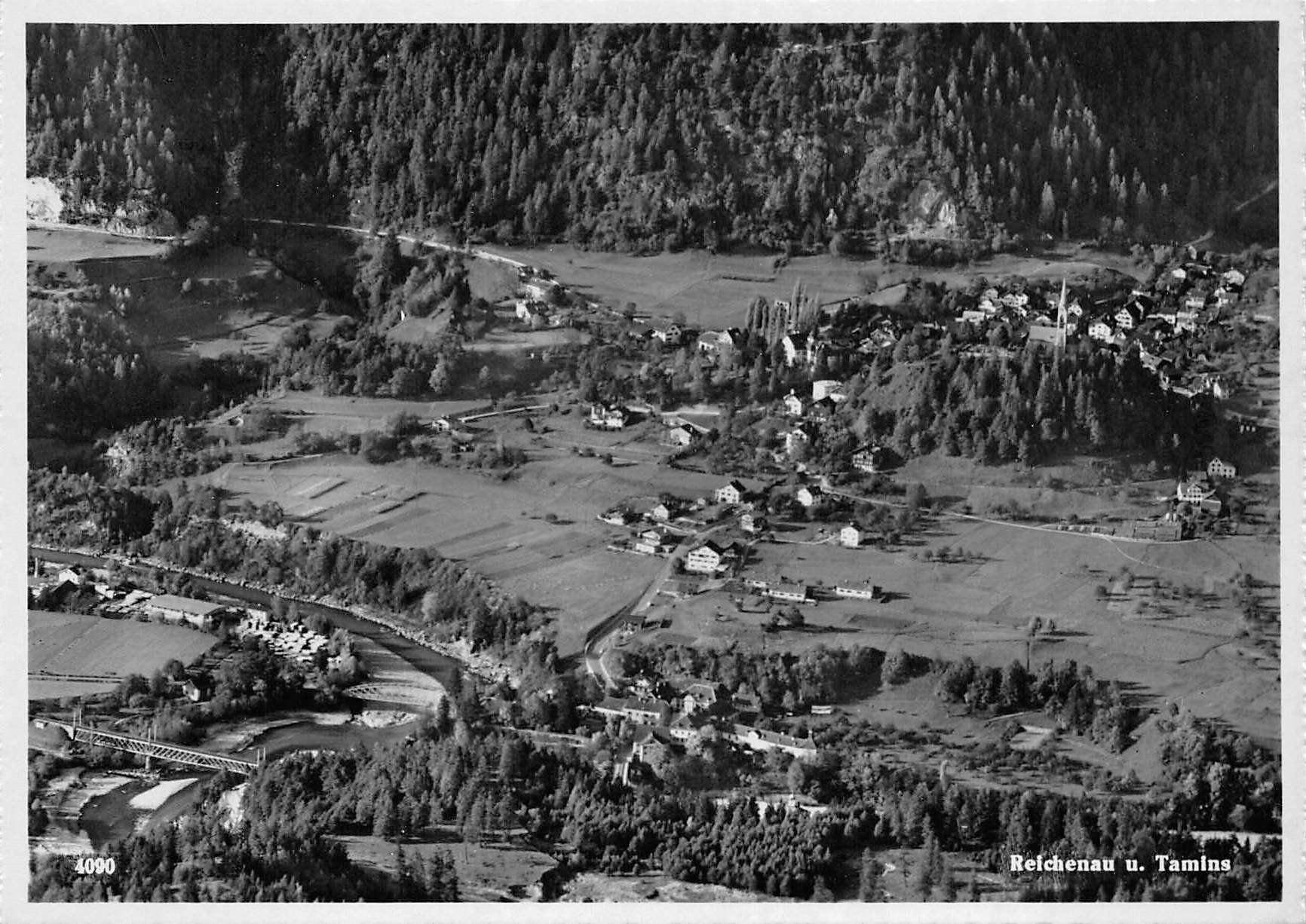 Cartoline postali: Reichenau Tamins – Usato da Ottikon b.Kemptth. venduto da Neptun1974