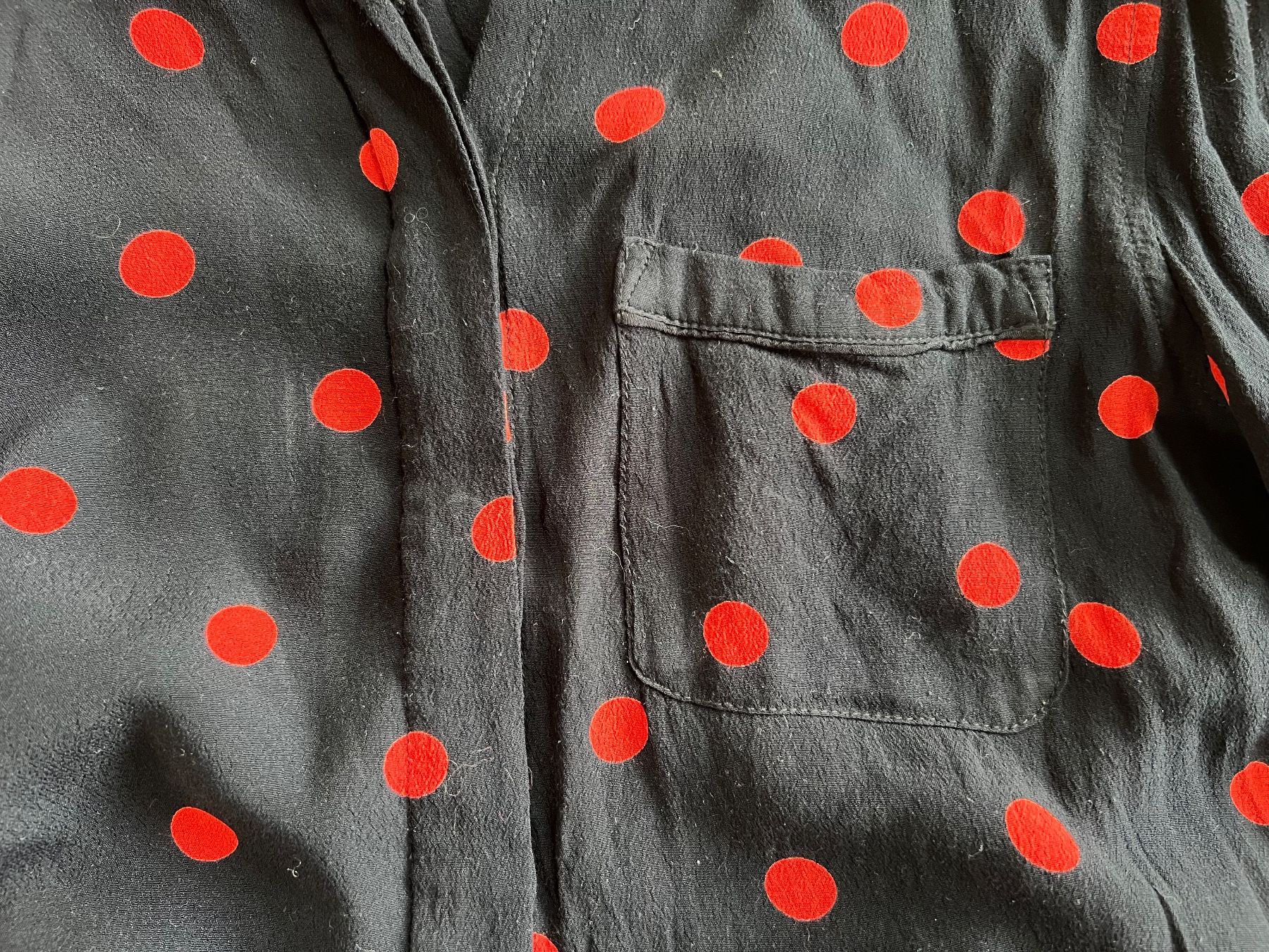 Camicette: Polka Dots Bluse aus Viskose – Usato da Windisch venduto da orangepanter 4