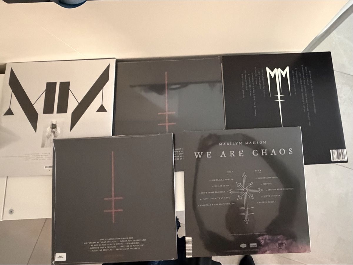 Dischi in vinile: Marilyn Manson Vinyl Set – Nuovo e nell'imballaggio originale da Härkingen venduto da cinemaster 1