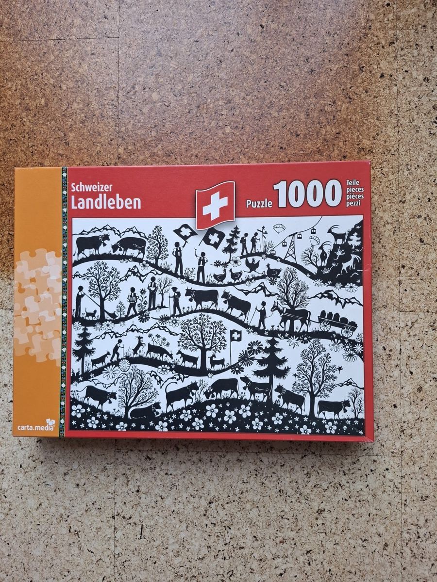 Puzzle: Puzzle Schweizer Landleben 1000 Teile – Usato da Roggwil BE venduto da R..