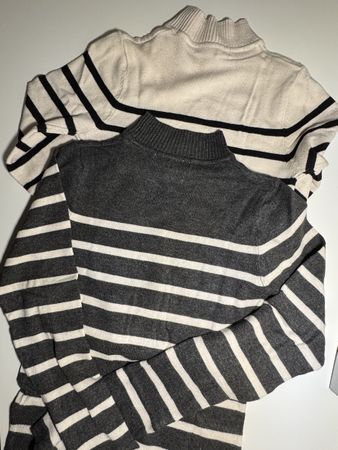 Pull&Bear Rollkrag Pullover Gestreift, Gr. S, Top!