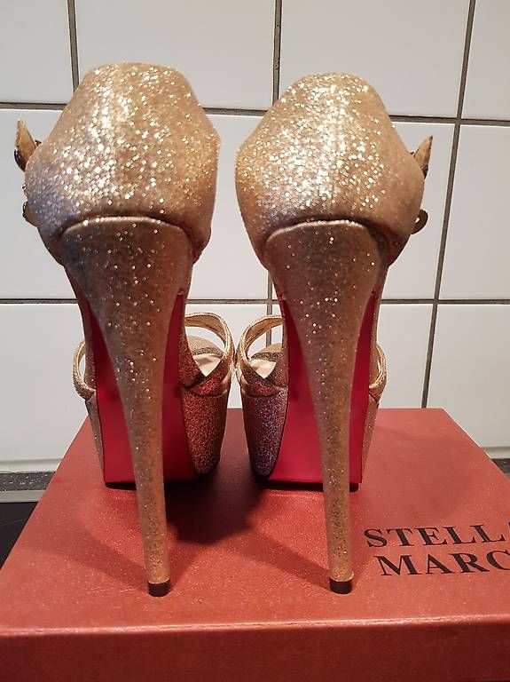 Damenschuhe: High heels Gold Neu 37. – Neu (gemäss Beschreibung) aus Langenthal von sar_nm7g 2