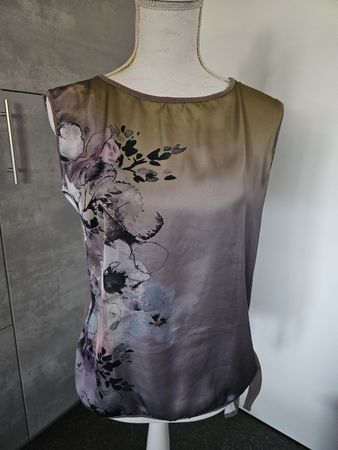 Comma, kurzarm Bluse Grösse 38 floral 