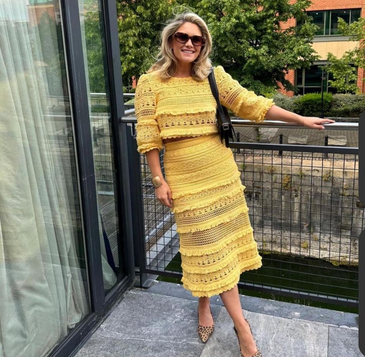 Maje Blusen: Maje Yellow Crochet Blouse – Gebraucht aus St.Josefen von lop_lh8d 2