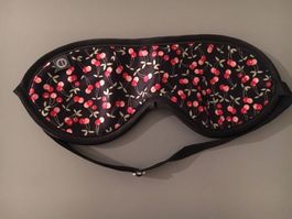 Schlafbrille mit Cherry Muster