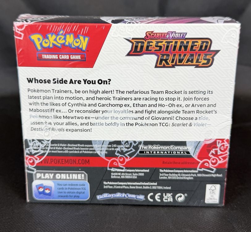 Pokémon Destined Rivals Booster Display EN | NEU & SEALED (Neu und ...