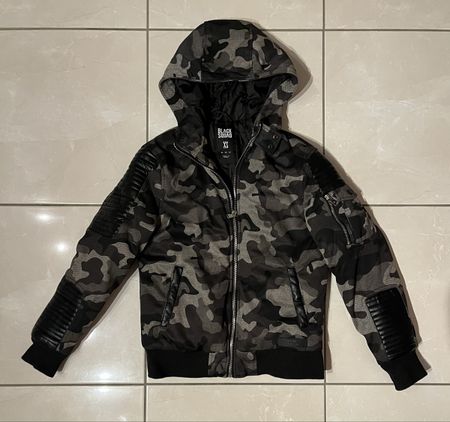 Jacke Black Squad Grösse XS Camouflage