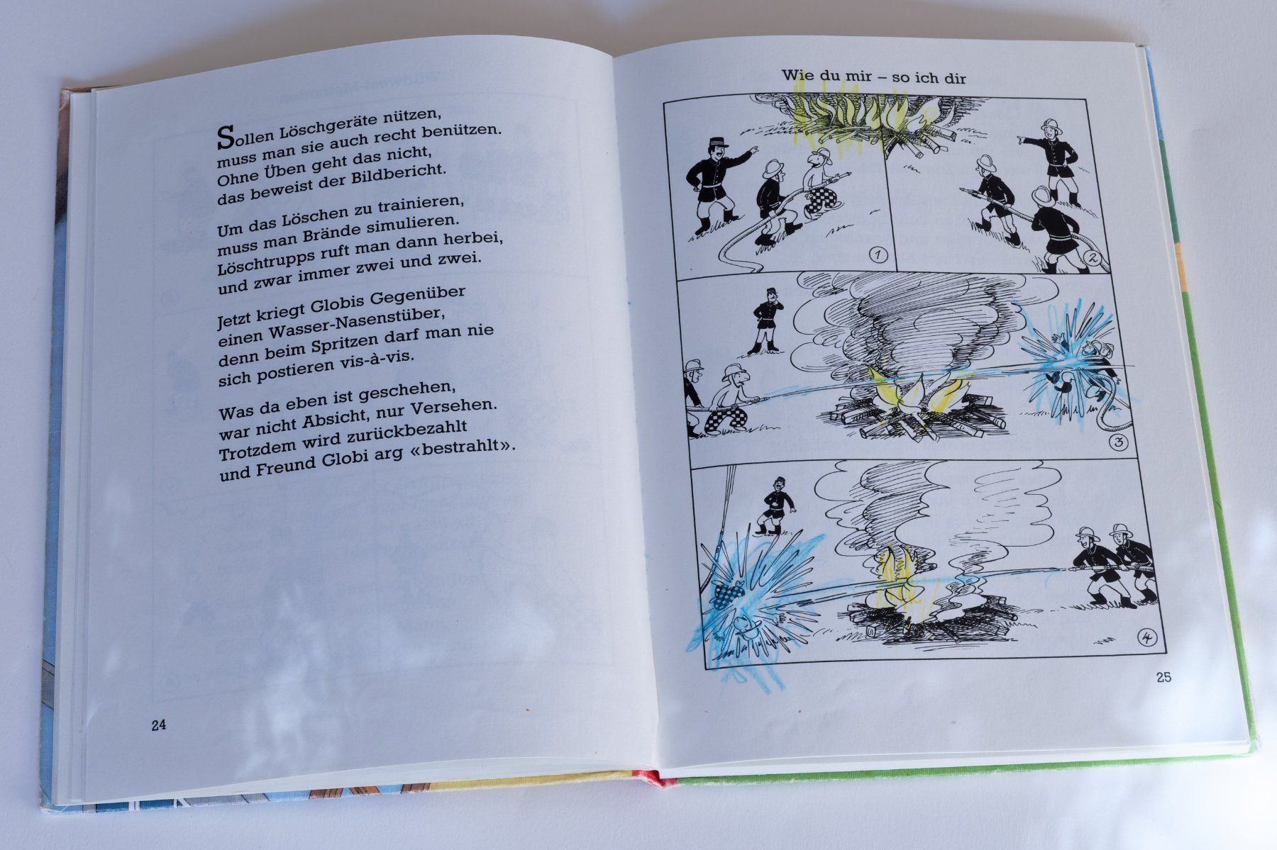 Fumetti: Globi bei der Feuerwehr – Usato da Scherz venduto da Neogeo5000 3