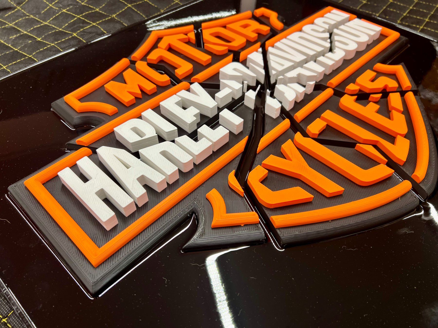 Dipinti: HARLEY DAVIDSON CRASH 3D print artwork,Ltd.02/49,Certificate – Nuovo e nell'imballaggio originale da Le Mont-sur-Lausanne venduto da luxurylover 1
