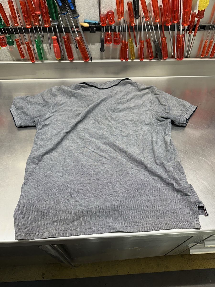 Tommy Hilfiger T-shirt: Herren Polohemd Tommy Hilfiger Grau – Usato da Schwende venduto da weesli 4