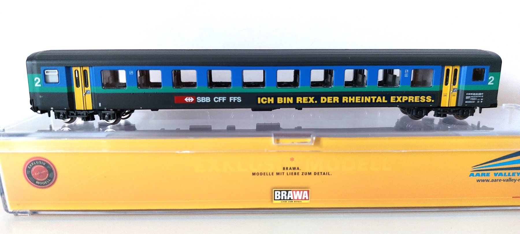 Brawa Modellini di ferrovie: Brawa / Aare Valley Models EW II SBB " REX " 65247 – Nuovo e nell'imballaggio originale da Biberist venduto da Ntrains 2