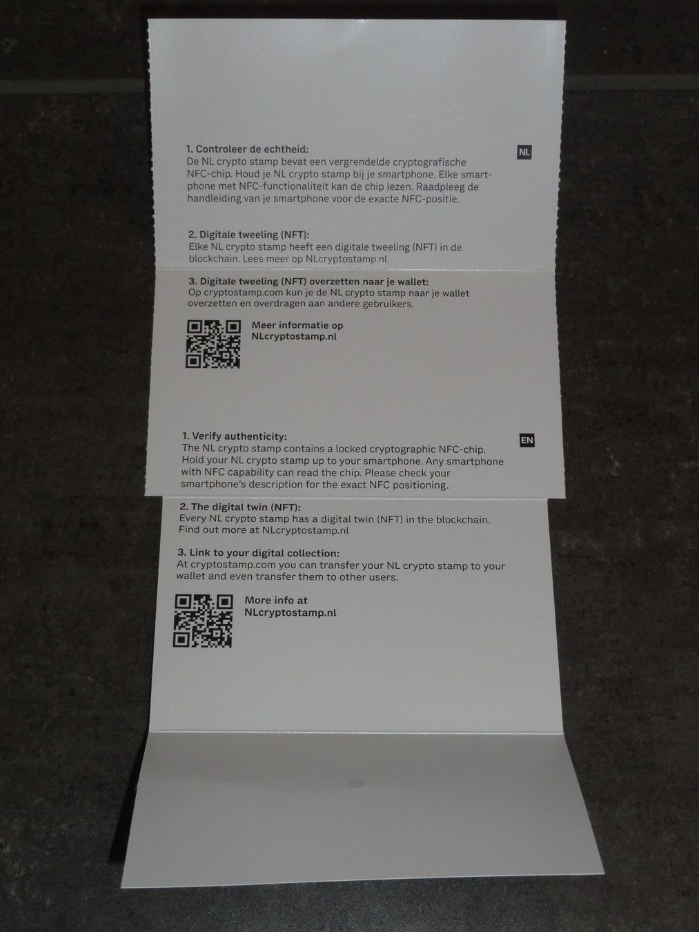 Crypto Stamp 5.1 Niederlande: LÖWE IN SCHWARZ (Neu (gemäss Beschreibung))  in Dagmersellen für CHF 15 – mit Lieferung auf Ricardo kaufen