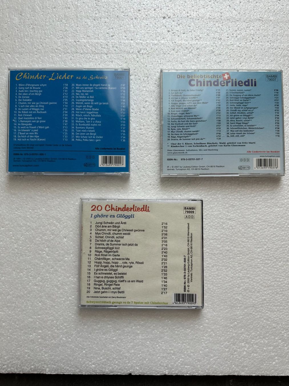 CDs: 3 CD's mit Kinderlieder – D'occasion à Boppelsen par KASIBO 1