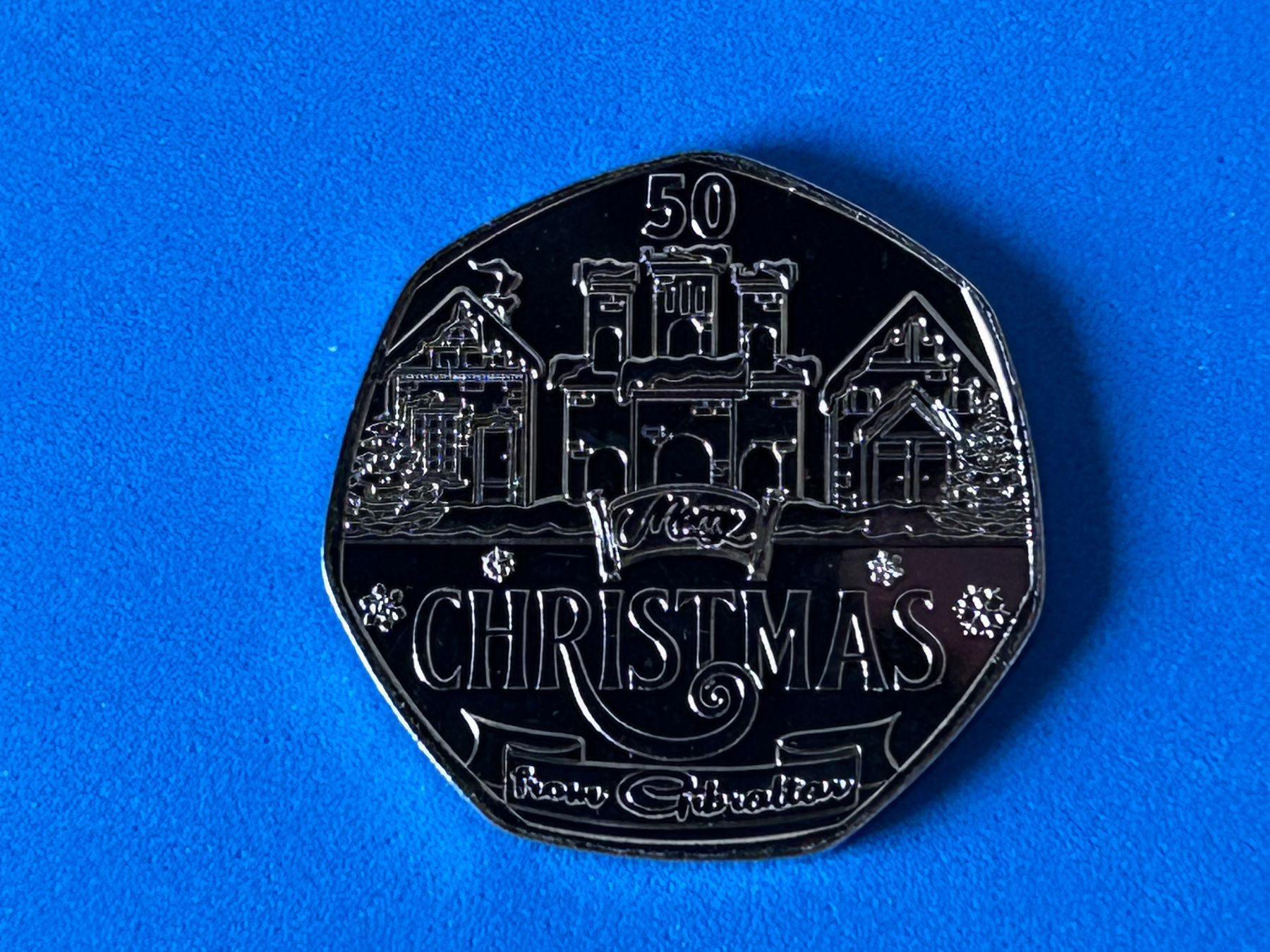 Tutti le monete: Gibraltar - 50 pence - Christmas 2024 UNC – Nuovo (secondo la descrizione) da Corcelles NE venduto da AJKader 5