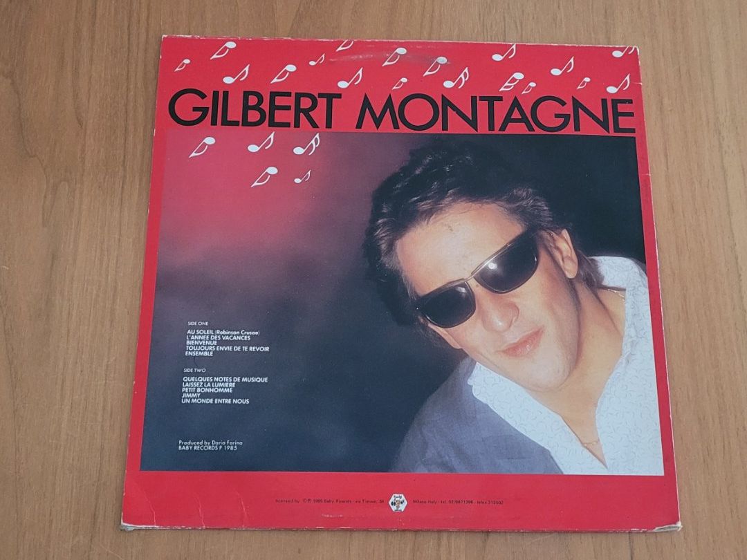 Schallplatten: LP  Gilbert Montagné – Gebraucht aus Martigny von MZ-67 1