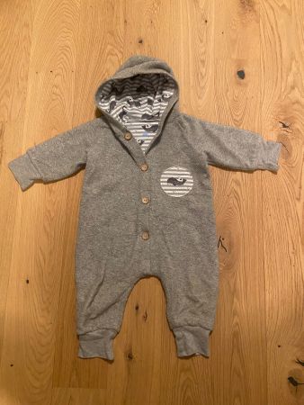 Fleeceoverall (Baumwollfleece und Jersey)Grösse 86-92