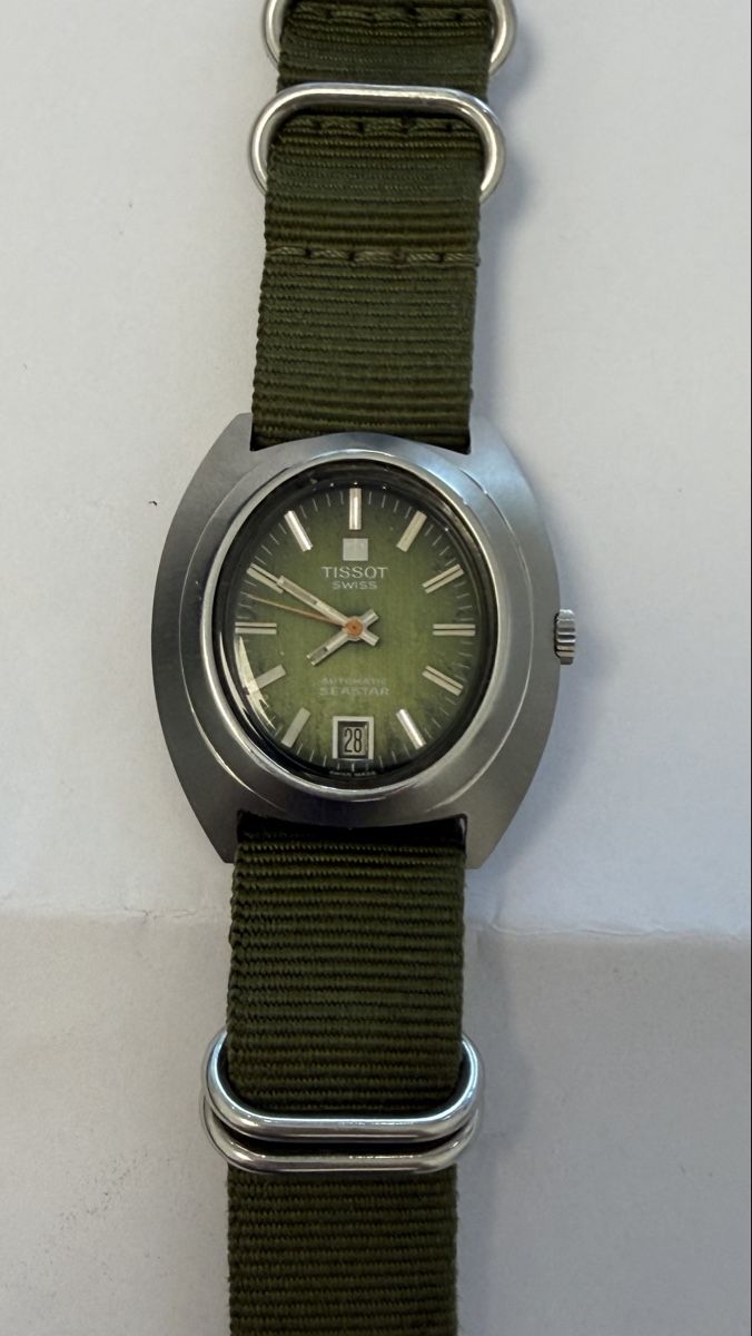 Tissot Uhren: Tissot Seastar Automatic Gruen Zifferblatt – Gebraucht aus Untersiggenthal von Panjshir 7