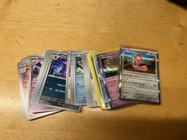 50 Pokémon Karten, deutsch englisch japanisch 