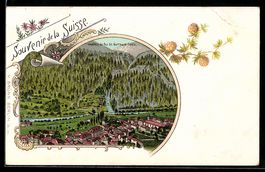 Litho Faido, Chemin de Fer St. Gotthard
