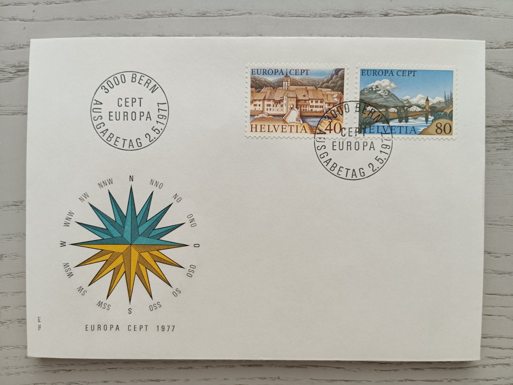 Tutti i francobolli: 1977 FDC Europamarken – Usato da Dübendorf venduto da goeggi79