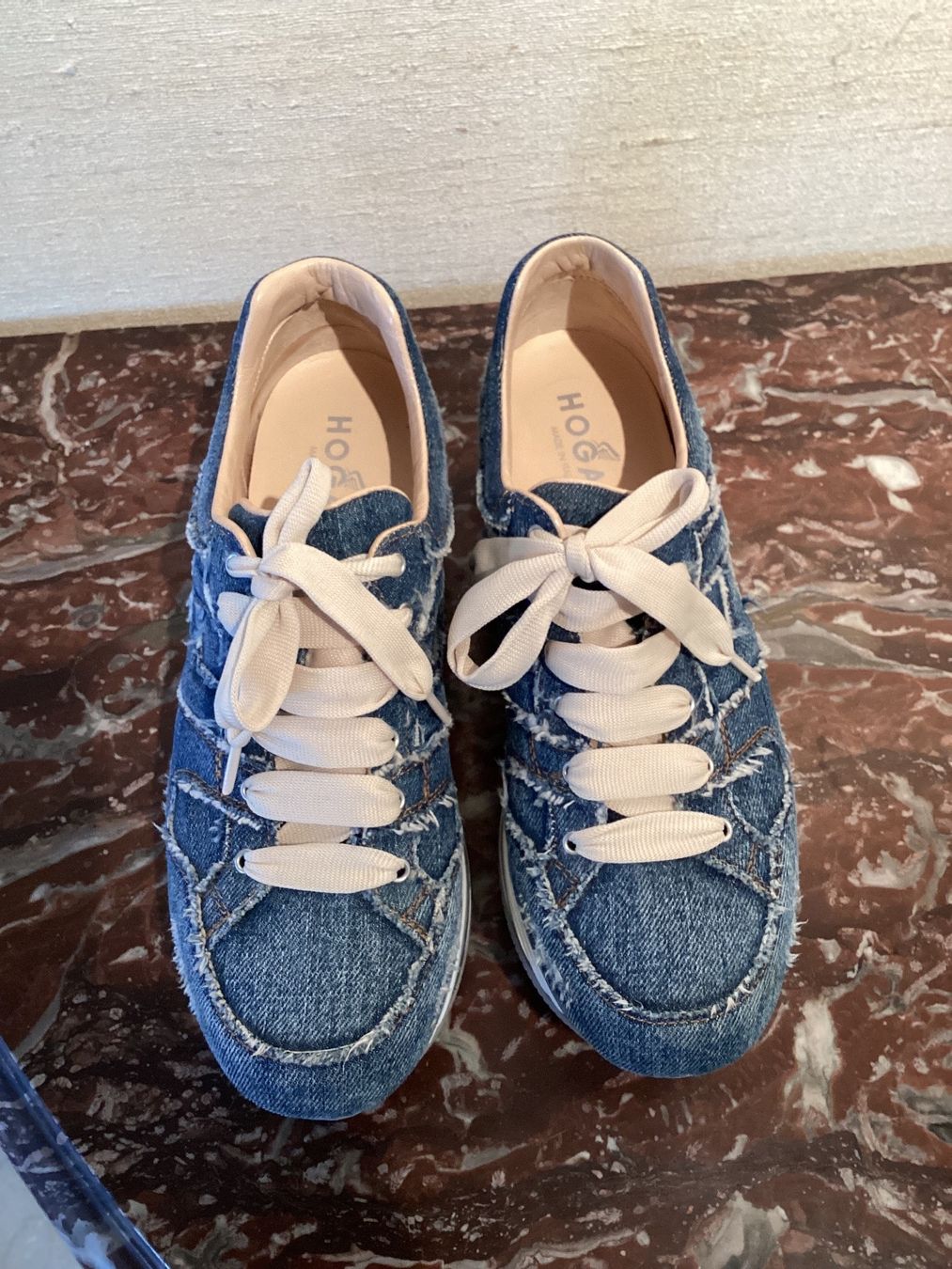 Hogan Damenschuhe: Luxus Sneaker Hogan Denim 38.5 – Gebraucht aus Magadino von sylvierosa 1