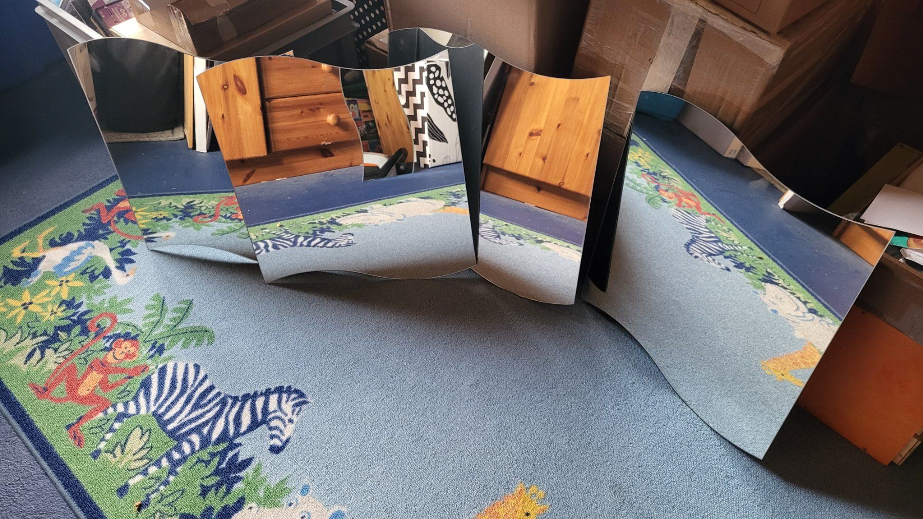Ikea Spiegel: 4 x KRABB Spiegel von Ikea – Gebraucht aus Arch von Stefanm18