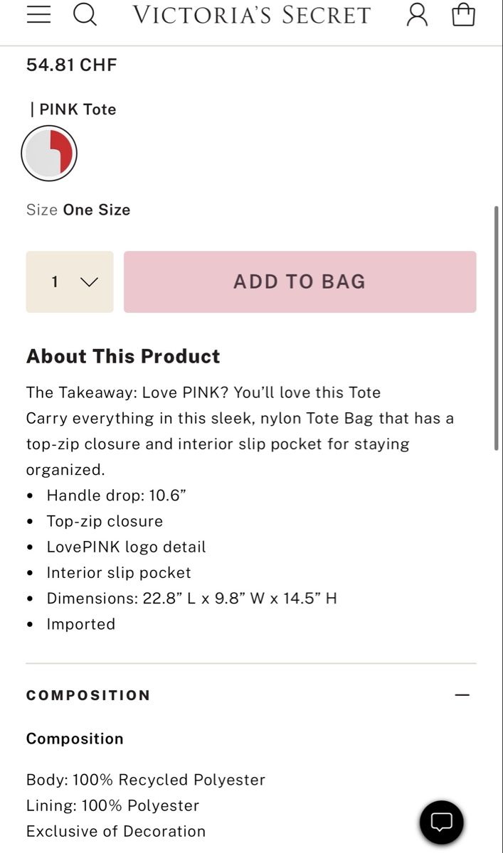 Victoria's Secret Taschen: Victoria's Secret PINK Tote Bag - Perfekt für den Sommer – Neu und originalverpackt aus Zürich von LenaMeierZurich 2