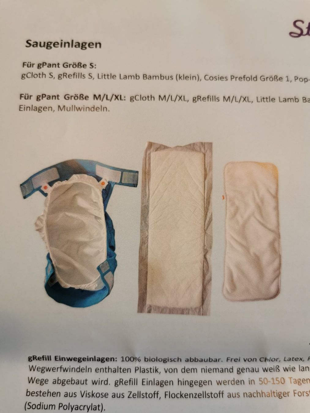 Secchi per pannolini & Pannolini: Stoffwindelset von gdiapers 3in1 – Usato da Niederwangen BE venduto da sin_nf9x 4