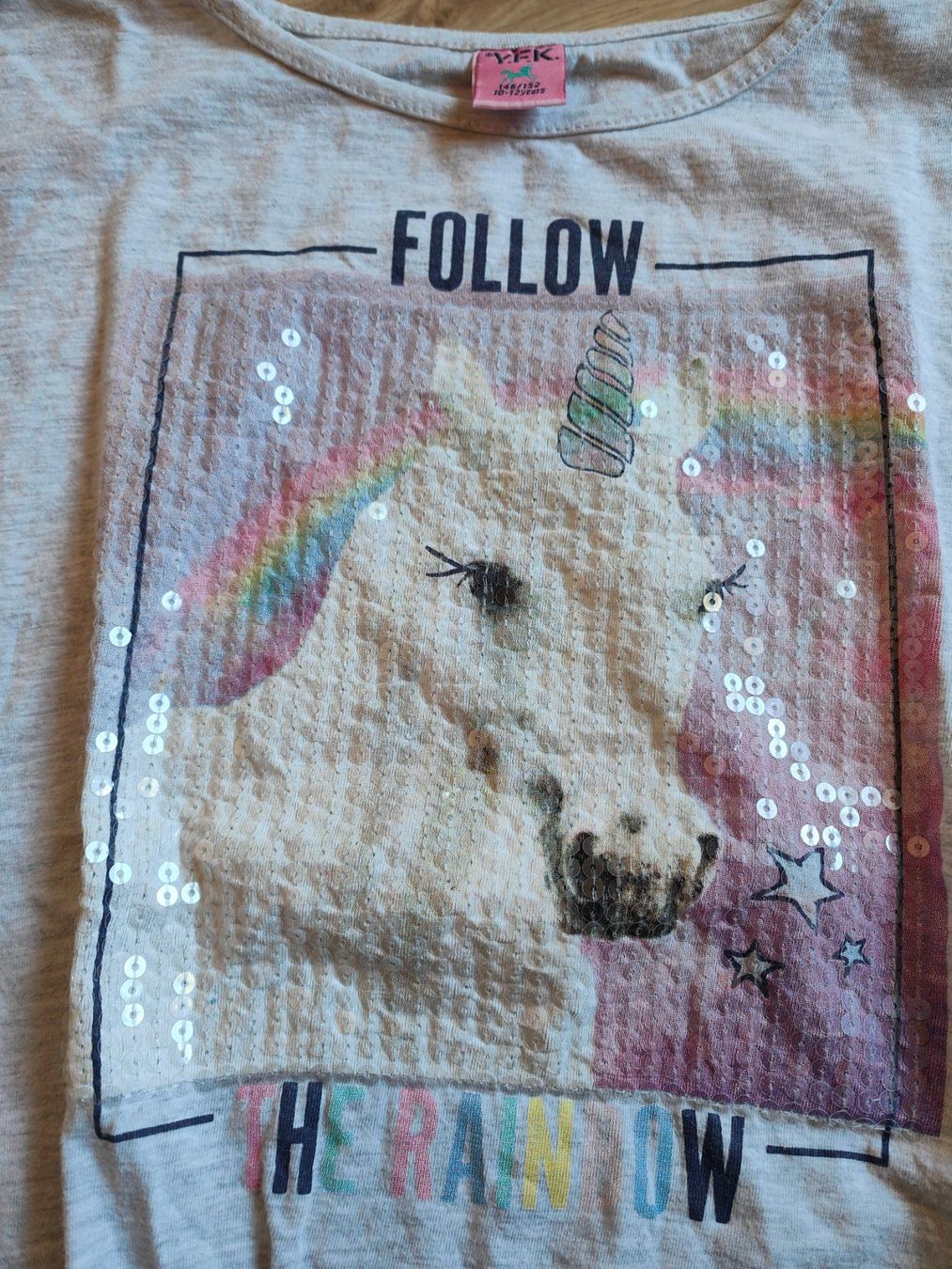 Camicette, T-shirt & Top: T-Shirt mit Einhorn - Gr. 146/152 – Usato da Kirchleerau venduto da hop82 3