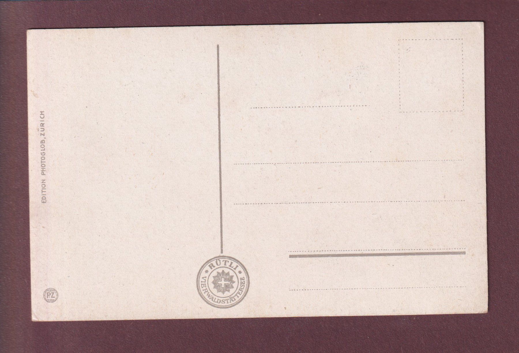 Cartoline postali: RÜTLI - Denkmalplatz - Bristenstock – Usato da Pully venduto da nicecards 1
