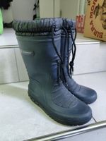 Warm gefütterte Regenstiefel, Winterstiefel Spirale Gr. 32