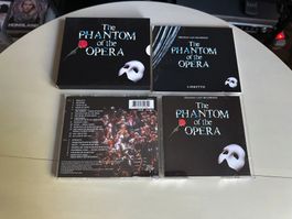 THE PHANTOM OF THE OPERA tolle 2 CD's Karton Soundtrack