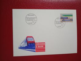 FDC PTT Zürcher S Bahn 1990